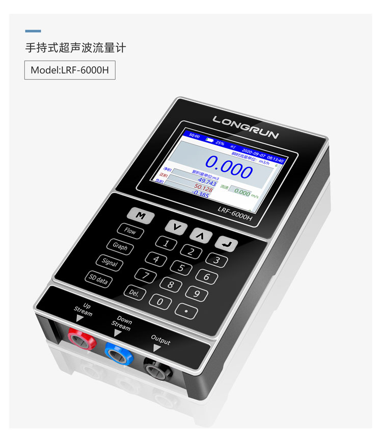 高端手持式超聲波流量計